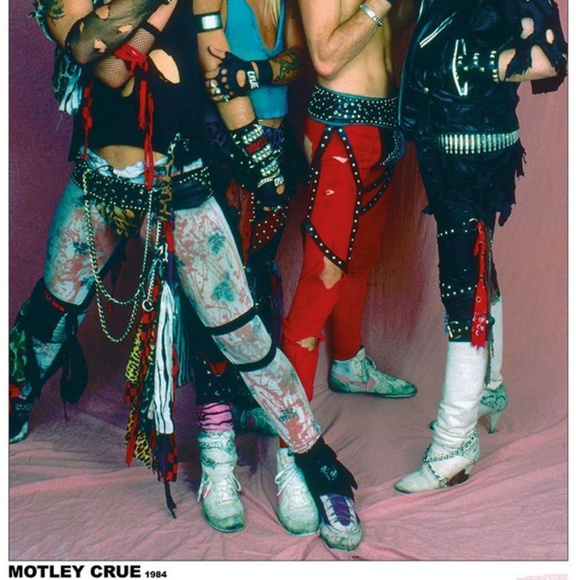 Vintage MOTLEY CRUE POSTER 1984 - Picture 2 of 2